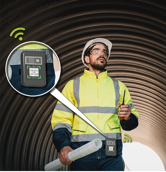 der kleinste 7-in-1 Klimawächter für mobile Luftqualitätsmessung